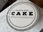 Lenox Bistro Place Cake Plate On Pedestal 10” “There’s Always Room For Cake” — photo 1
