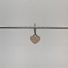 Genuine Pandor Pink Enamel Travel With You Heart Dangle Charm ALE 925 791717CZ