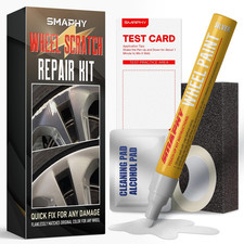 Silver Rim Touch up Paint, Wheel Scratch Repair Kit, Repair Curb Rash, Scratches
