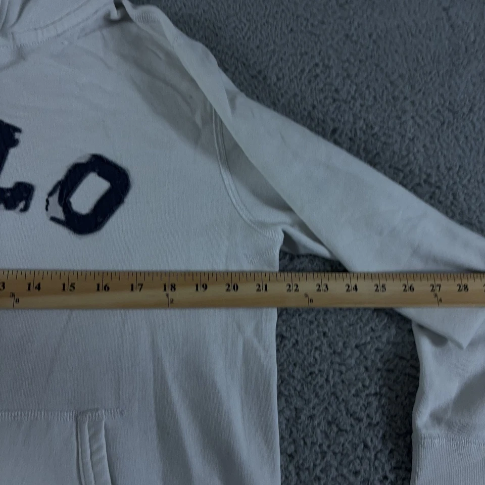 Polo Ralph Lauren Sudadera con Capucha Para Hombres Pequeña Cremallera Completa Sudadera Polar Spellout Y2K Foto 4 de 4