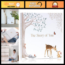 Gender Neutral Baby Memory Book - 5 Year Keepsake Album for Milestones Photos