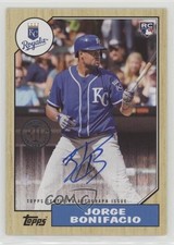 2017 Topps Update 1987 Rookies and Trades Jorge Bonifacio #87A-JBN Auto 2v3