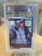 2023 One Piece Regional Winner OP01-120 Serial Shanks 199/1000 Top 8 Promo BGS 9