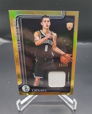2025 topps flaggship basketball Egor Demin Gold Refractor Patch 23/50 🔥 🔥 🔥 