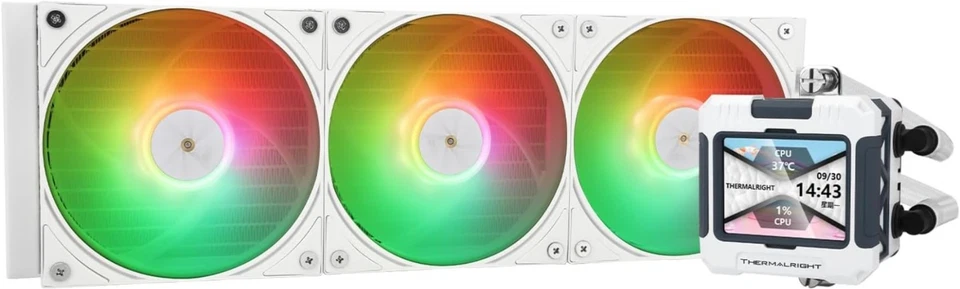 CPU Wasserkühlung 360 ARGB LCD Bildschirm AMD Intel PC Wasserkühler - Bild 3 von 4