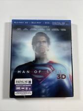 Man of Steel Blu-ray 3D, 2013 DC Superman Henry Cavill Movie