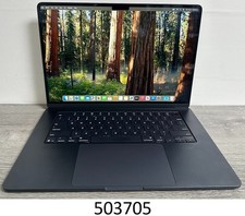 Apple MacBook Air 15" M4 chip 16GB RAM 256GB SSD Midnight MW1L3LL/A 2025 Model