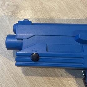 Virtua Cop SEGA Saturn Game & Official Blue Light Gun MK-80311 Tested & Working