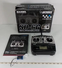 Sanwa SD-6G Transmitter Remote Control With Receiver 2.4 GHz Frequency Digital