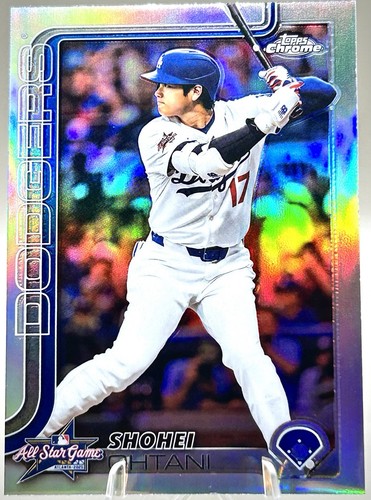 Shohei Ohtani 2025 Topps Chrome Update ASG Refractor #ASGC-18 Dodgers