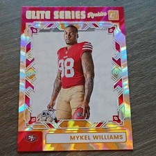 2025 Panini Donruss Elite Series Rookies Insert Mykel Williams 49ers Rookie Card