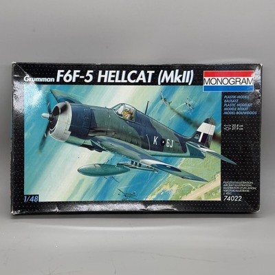 Monogram Grumman F6F-5 Hellcat MkII Maßstab 1:48 Modellbausatz 74022 Vintage