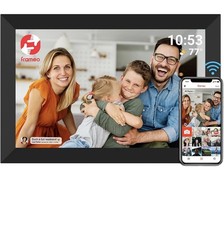 Frameo 10.1" IPS Wi-Fi Digital Photo Frame Touch Screen 32GB 1280x800 Black
