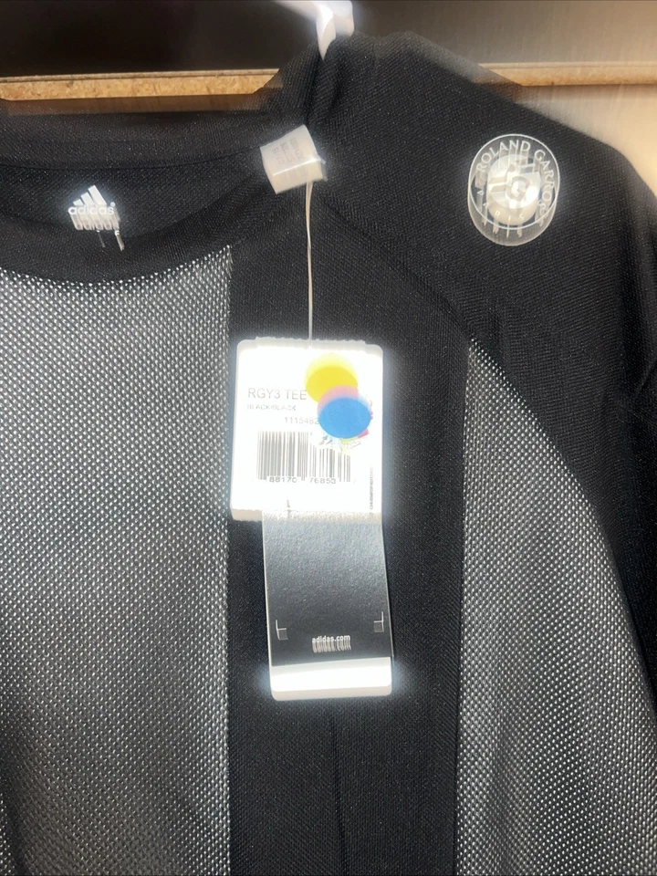 Camisa de tênis Adidas Y-3 Roland Garros ATP tamanho grande G - Imagem 3 de 4