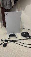 Sony PlayStation 5 825 GB White Disc Console + Controller & Cables