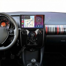 Für Citroen C1 Peugeot 108 Toyota Aygo II Autoradio Apple Carplay Android 15 GPS