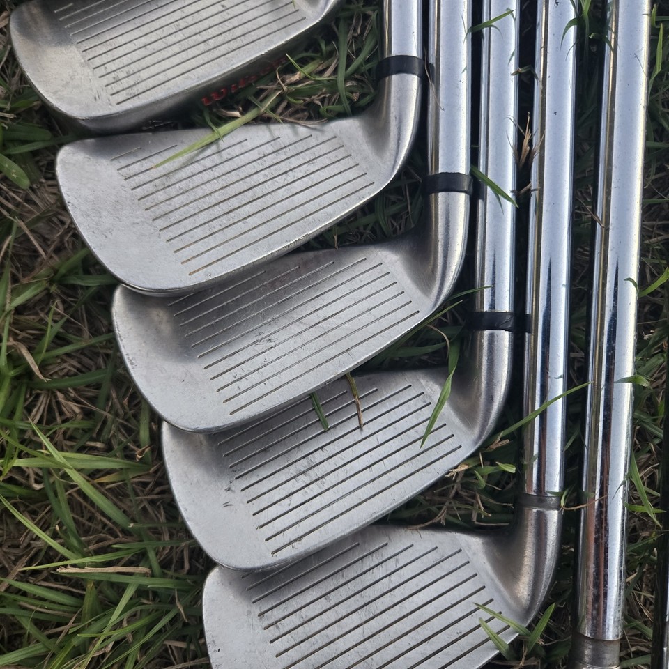 Wilson Staff FS Fat Shaft Iron Set 3-PW Reg Flex Platinum Steel Shafts ...