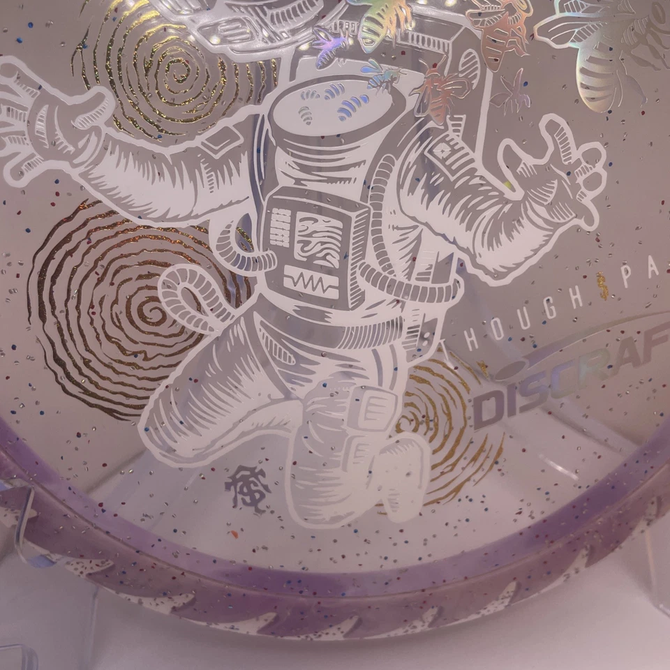 Discraft X Thought Space Athletics Buzzzsaw Редкая USDGC 25' Бег: Фиолетовый Ободок - Изображение 3 из 4