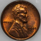 * 1944-P Wheat Cent, Popular Collector Coin, Uncirculated As Shown [AN02]