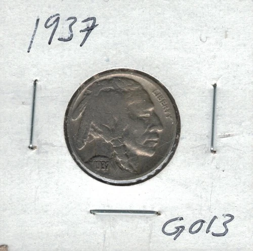 1937 Buffalo Nickel G013 !!!Free Shipping!!!