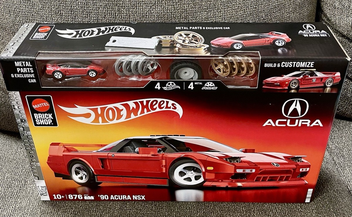 Mattel Brick Shop Hot Wheels Elite Series '90 Acura NSX