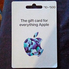 Apple Gift Card 10- 500, US-Nationwide Valid, No Expiration