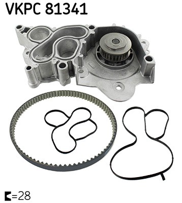 Original SKF Water Pump VKPC 81341 for Audi Seat Skoda VW - Image 9