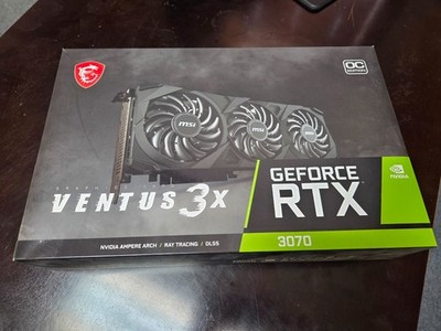 MSI Geforce RTX 3070 Ventus 3x  New in box, seals still present, never opened.