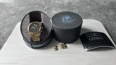 Citizen Eco-Drive Chronograph    Ref: H500-S094003 Mens Watch Gold