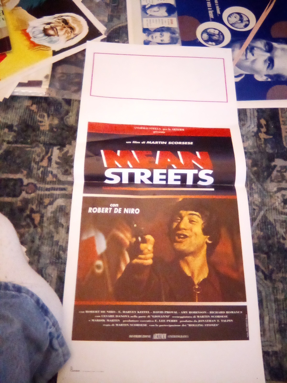 french movie poster from mean streets Robert de Niro