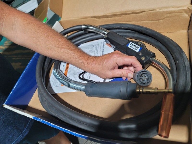 Radnor 4TL15116 400 Amp Tweco Style MIG Welding Gun Fixed Neck 15 ft