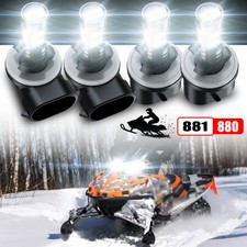 For Arctic Cat M1000 M5 M6 M7 M8 4x 894 893 LED Headlight Hi/Lo Beam Combo Bulbs