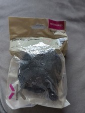 2 Way Pull Cord Switch Matt Black New 10AX 230V