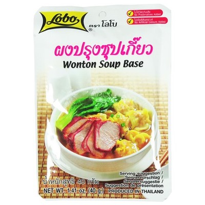 Lobo Wantan Suppengewürz Wonton Soup Base Suppenpulver Suppen Bouillon Thai 40g