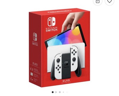 Nintendo Switch OLED Model HEG-001 Handheld Console - 64GB - White