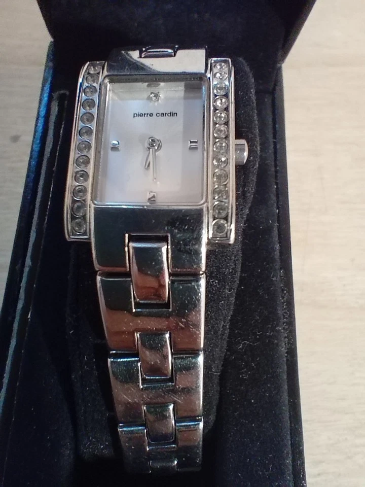 OROLOGIO DA DONNA - PIERRE CARDIN - ACCIAIO - VINTAGE - Immagine 3 di 4