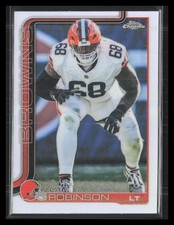 2025 Topps Chrome #124 Cam Robinson Refractor - Cleveland Browns🔥
