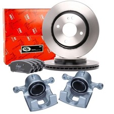 TRW Bremsscheiben 258 Beläge Bremssattel Satz Vorne für FORD FIESTA VI CB1