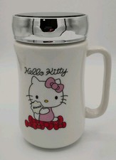 Sanrio Hello Kitty Medium Coffee Mug, Cup With Reflective Lid
