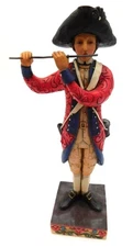 Jim Shore Williamsburg Spirited is a Fifer's Tune Patriotic Figure 2011 4026285