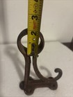 Vintage Cast Iron Large 7” Wall Mount Coat Hook Heavy Duty Rail Coat Hook ￼ — photo 9