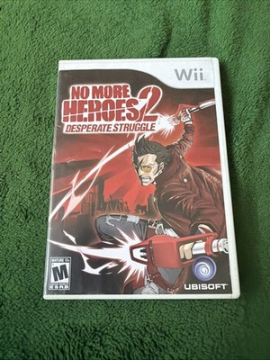 No More Heroes 2: Desperate Struggle (Nintendo Wii, 2010) CIB