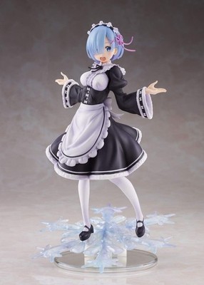 Taito ReZero AMP Rem Figure Winter Maid Image ver. Multi-Color Japan Gift Anime