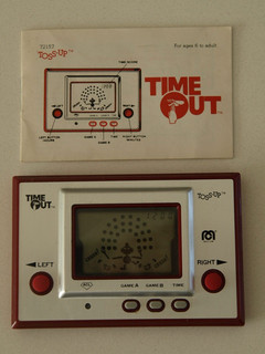 FRÜH Original MEGO Time OUT 1980 Nintendo TOSS UP Game & Watch ELECTRONIC Retro