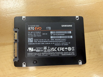 Samsung - 870 EVO 1TB Internal SSD SATA (Wiped Clean)