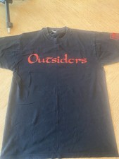 WCW NWO VINTAGE OUTSIDERS BLACK AND RED TSHIRT 1990s Size Large