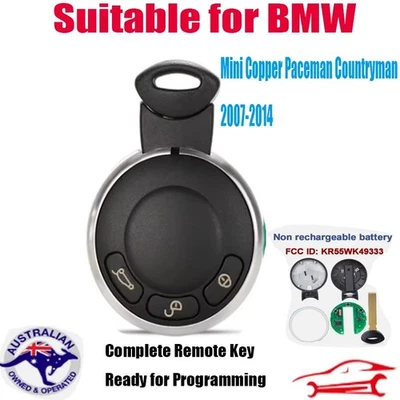 Complete Key for BMW Mini Copper Paceman Countryman 2007-2014 Remote Control Fob - image 1 of 2