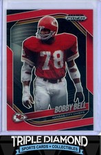 2025 Panini Prizm Black Bobby Bell Red Prizm #050/299 KC Chiefs E511