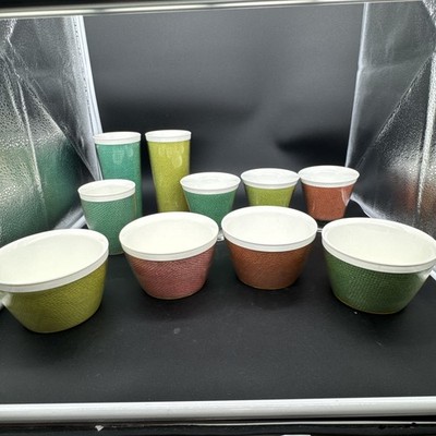 RAFFIAWARE THERMO TEMP TUMBLERS, BOWLS, SUNDAE BOWLS AND CUP