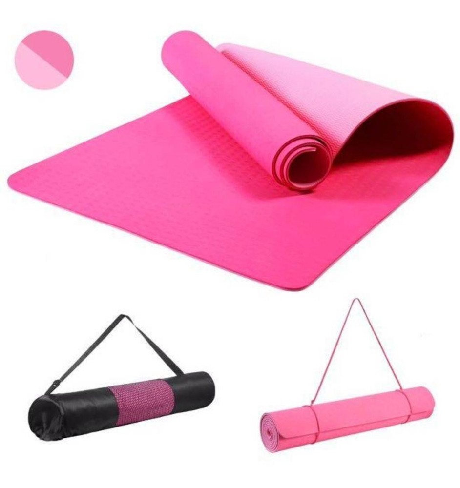 Premium 6mm Non-Slip Yoga Mat 183cm for Instructors & Professionals